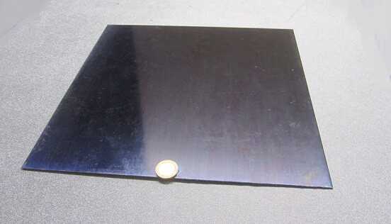1095 Hard Blue Tempered Spring Steel Shim 0.062″ x 12.375″ x 12″ Length