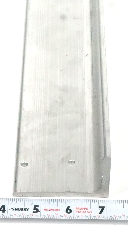 6061 T6 Aluminum Angle 1/4″ Inch Thick 2″ x 3″ x 12″ Inches 1 Foot Stock 2×3