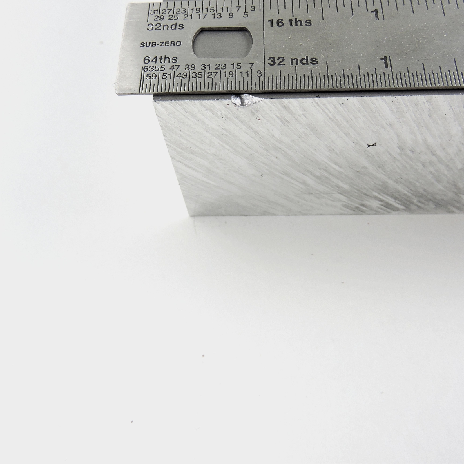 .5″ thick 1/2 Aluminum 6061 PLATE 7.375″ x 27.5″ Long sku 306797*