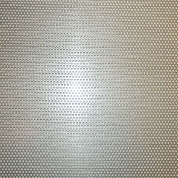 =1/8″ HOLES—16 GAUGE (1/16″ ) STAINLESS PERFORATED SHEET– 8-1/2″ X 8-1/2″==
