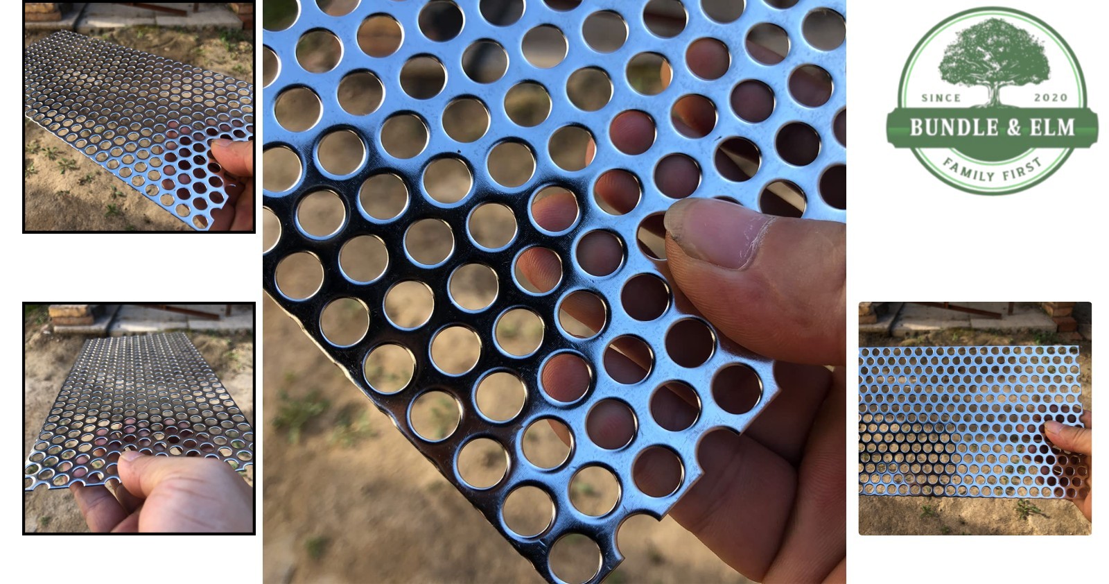 Lightweight 0.4 lb Perforated Metal Sheet for Decorative and Utility Projects