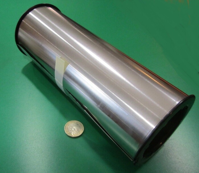 321 Weldable Stainless Steel Foil, .002″ Thick x 10.0″ Wide x 50 Foot Length