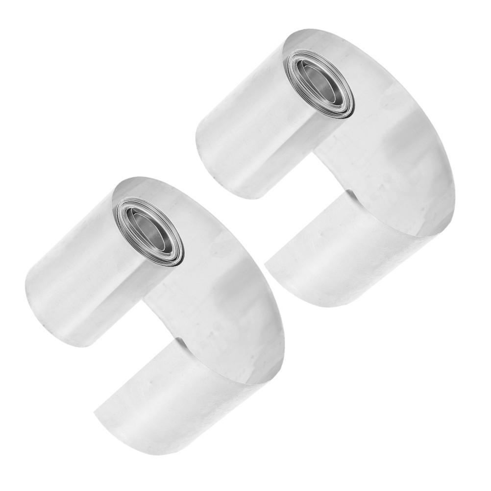 2 Rolls Pure Zinc Anode Plates – Zinc Electrode Strips for Home DIY Science