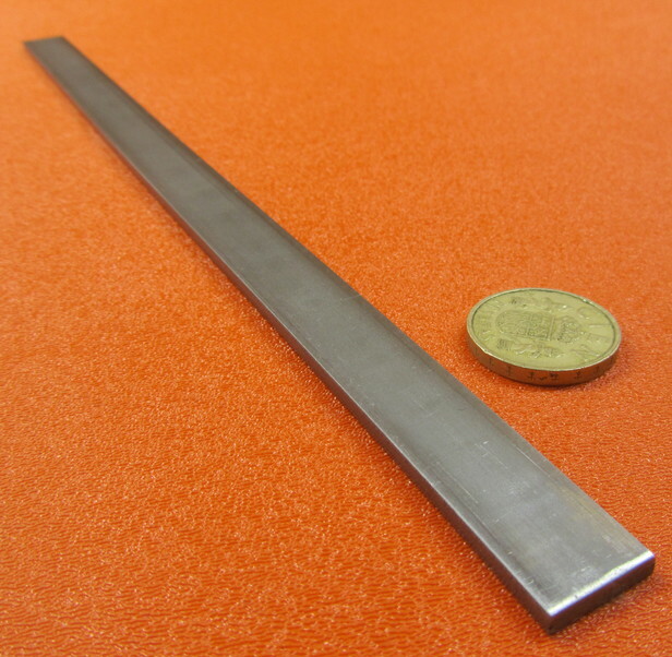 1018 Steel Bar, 1/8″ Thick x 5/8″ Wide x 12″ Length, 6 Pcs