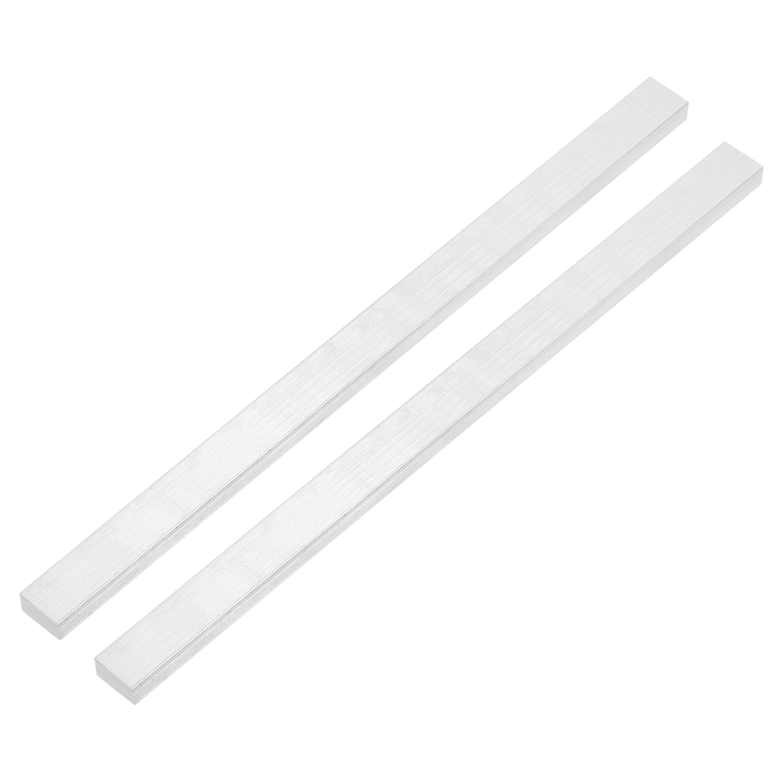 2Pcs Square 6063 Aluminum Flat Bar 3/16″ Thickness 3/4″ Width 12″ Length
