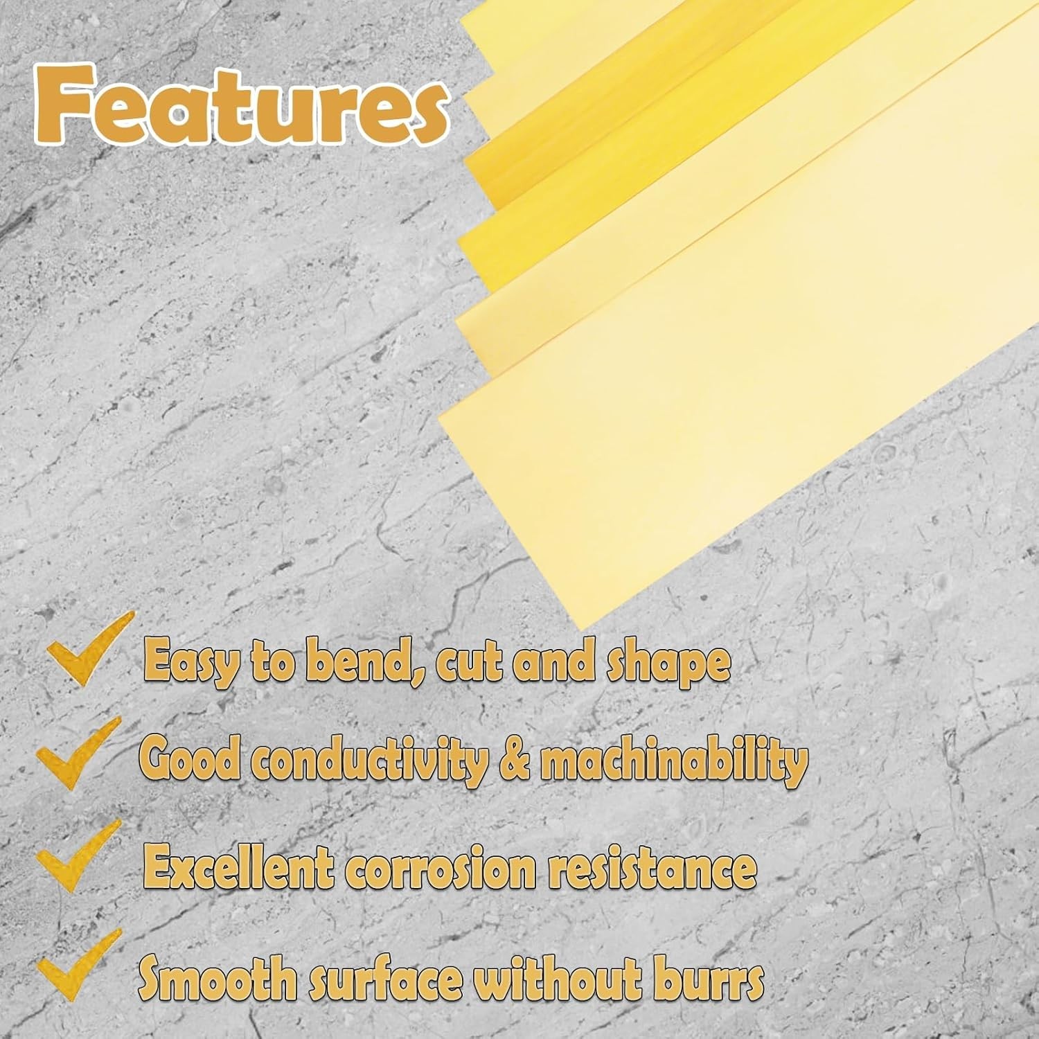 Versatile Brass Shim Stock Sheets: 1″ Width x 6″ Length, 6 Thicknesses Included