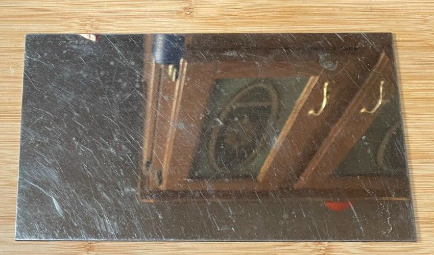 FLAT Rectangle STEEL METAL BASE PLATE 9 1/4″ x 5 1/2″ x .040 Thousands THICK