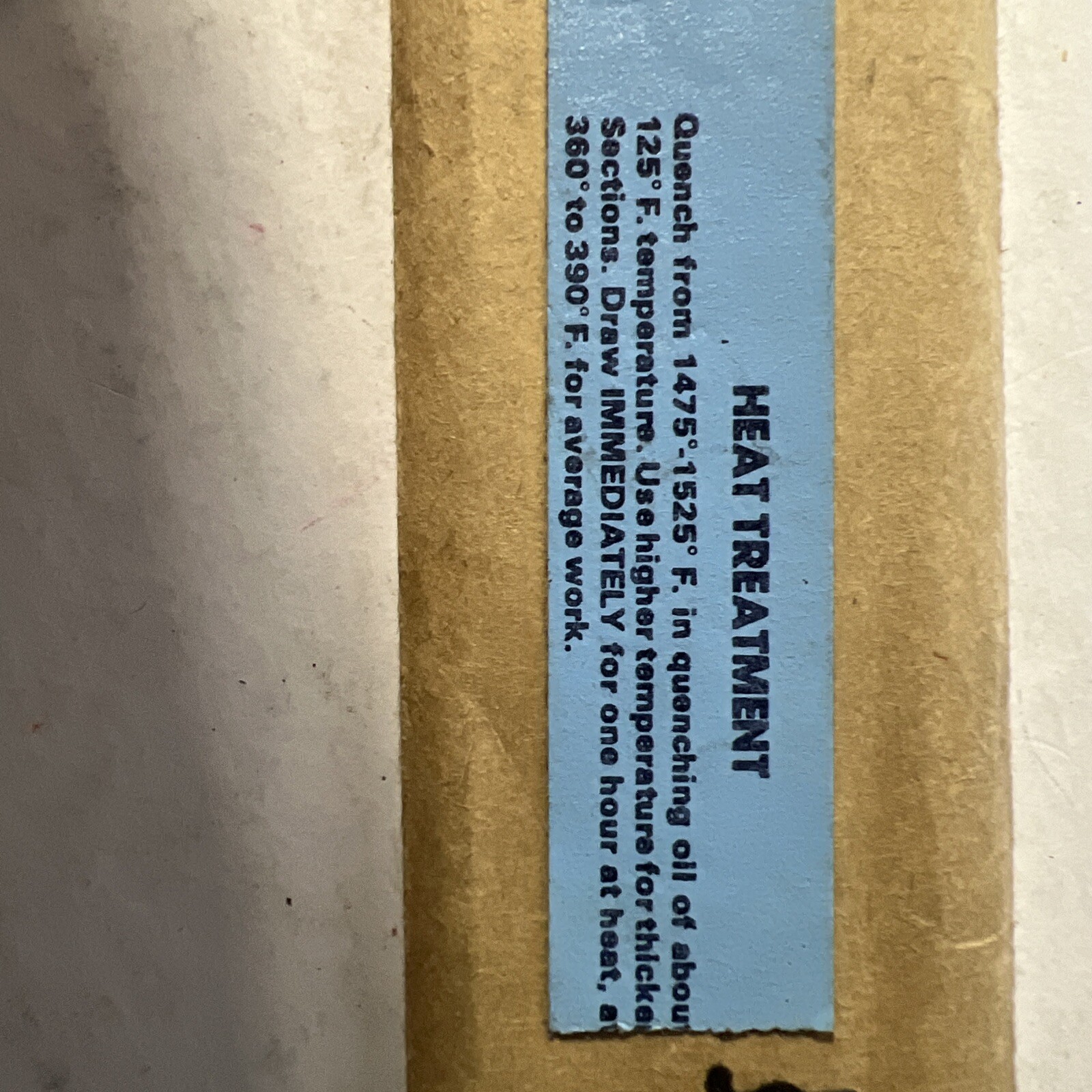 MARSHALL Oil Crat – Oil-Hardening Ground Flat Stock Steel (1/8″ x 1″ x 18″) – O