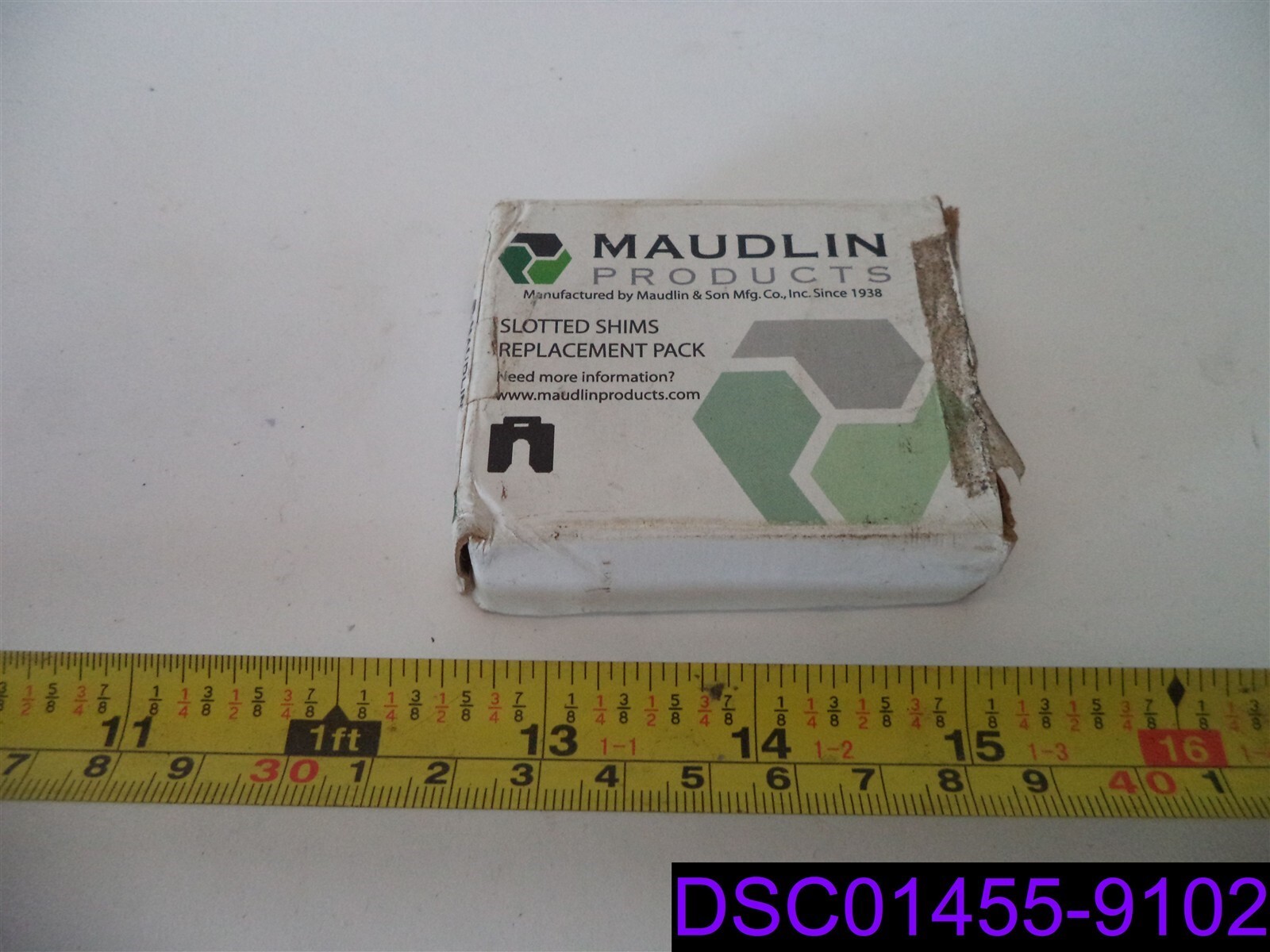 Qty = 5: MAUDLIN PRODUCTS MSA125-5 Slotted Shim A-2 x 2″ x 0.125″