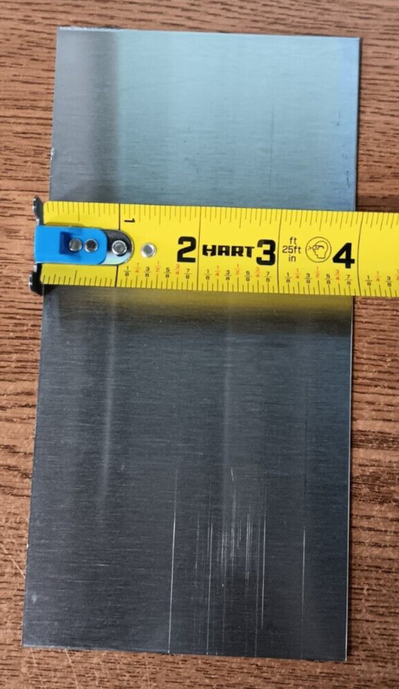4PCS STAINLESS 304 #4 W/PVC, 20GA (.035)” x 4″ x 8″, SCRAP, WELDING