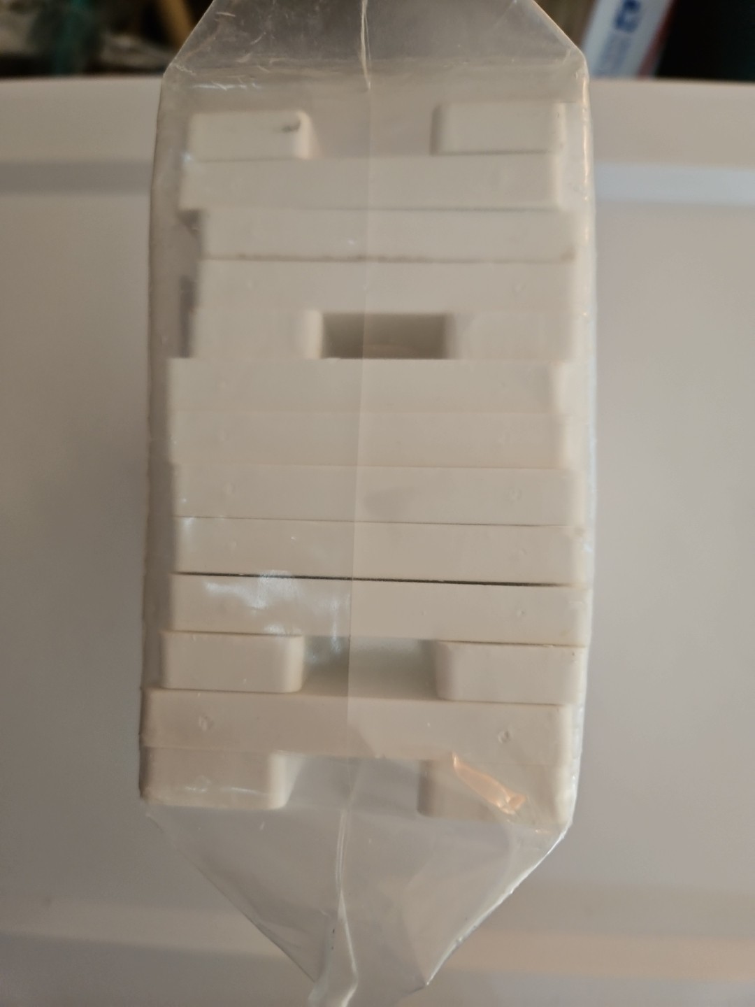 Bridge Fasteners 3/8x3x4 Jumbo Horseshoe Plastic Shims White 25 Count