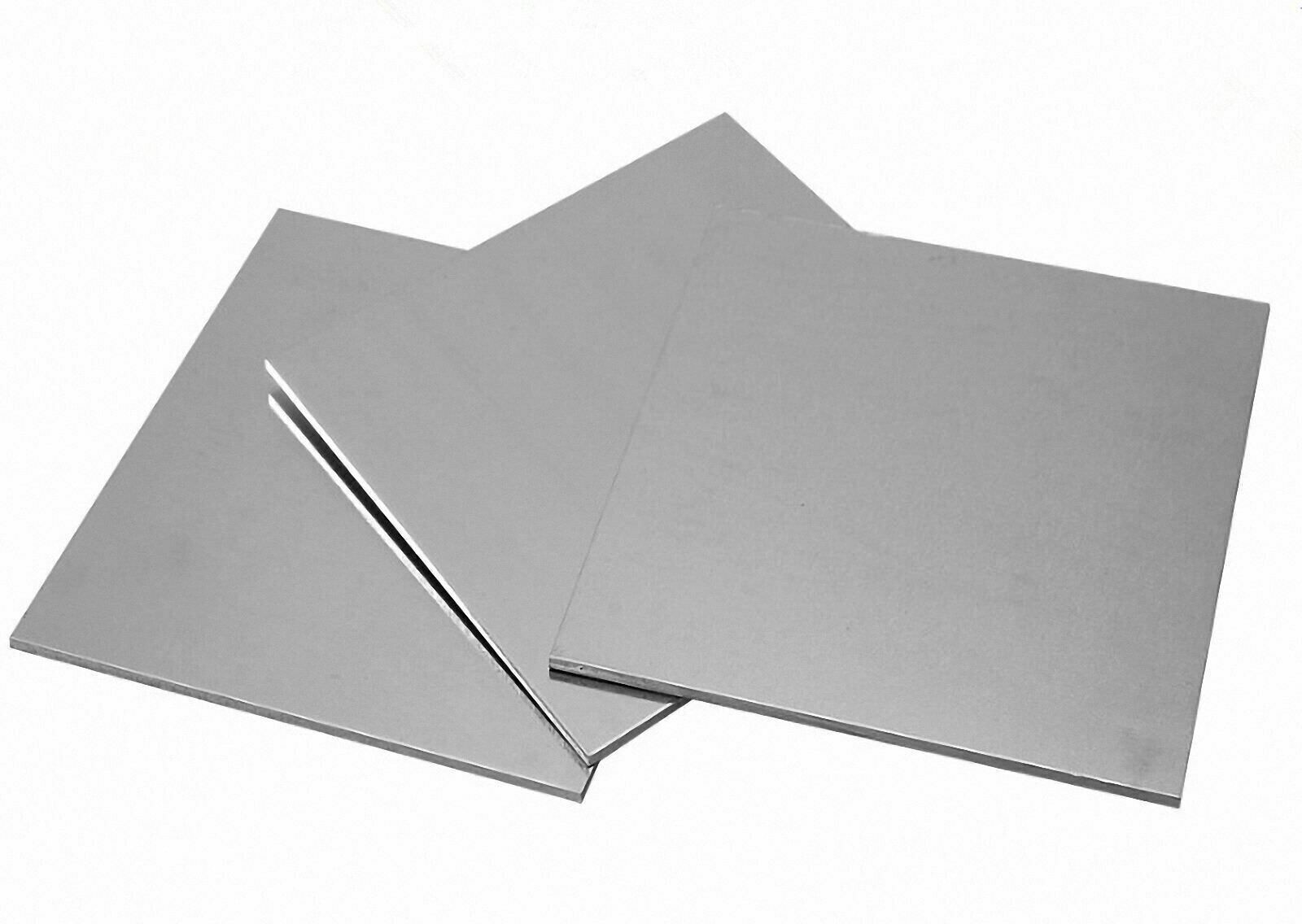 1pc TC4/GR5 Titanium Alloy Metal Plate Square Ti Sheet Metalworking 4x4x0.06inch