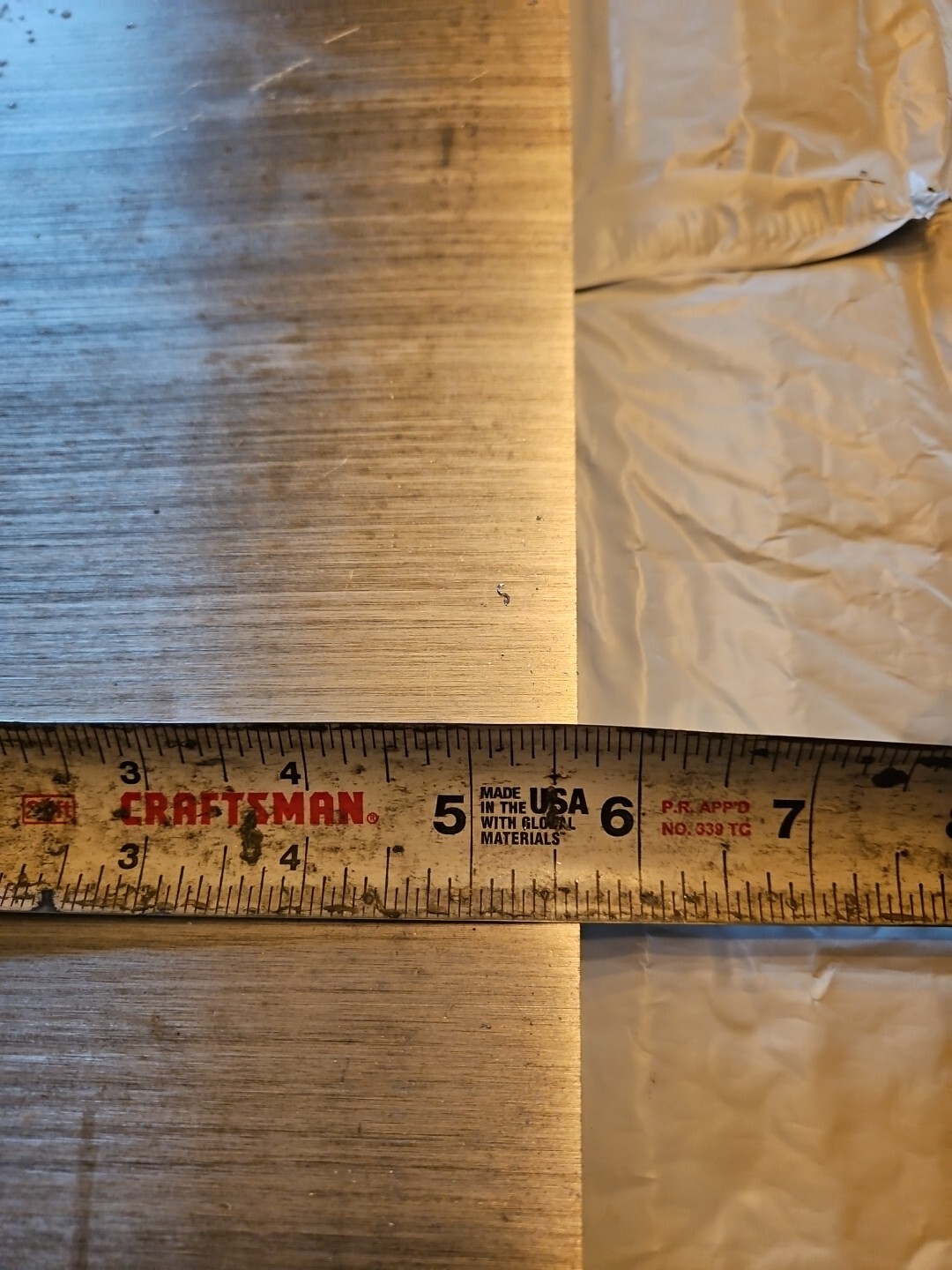 Aluminum plate 6061-T651 1/2” X 12” X 5-1/2″ Made In USA