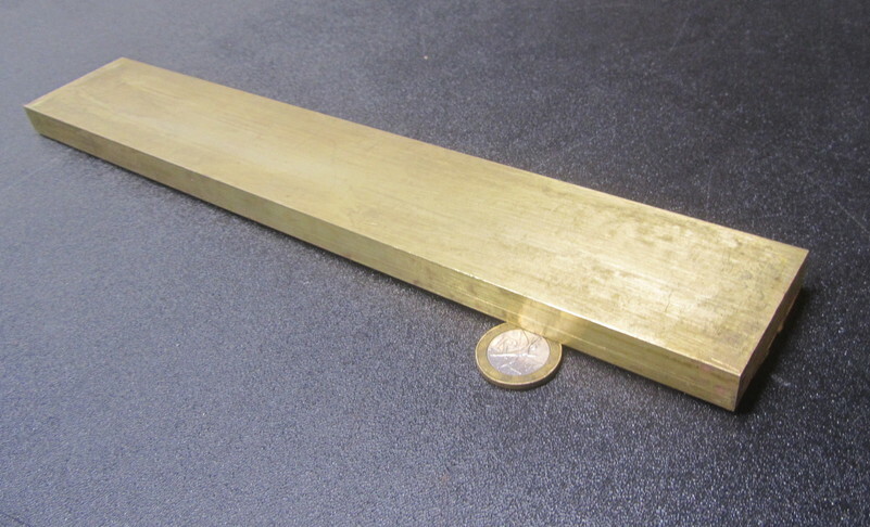 360 Brass Flat Bar 1/2″ Thick x 2.0″ Wide x 12.0″ Length