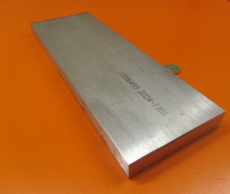 2024 T351 Aluminum Bar, 3/4″ (.750″) Thick x 4.0″ Wide x 12″ Length