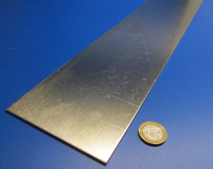 5052 Aluminum Bar, (1/4 Hard H32) .090″ Thick x 4.0″ Width x 24″ Length