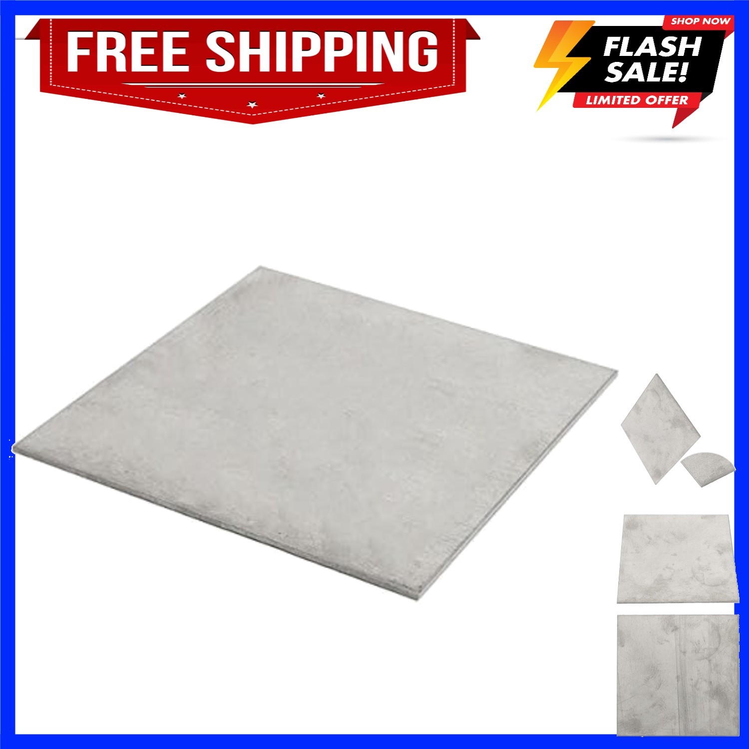4x100x100mm Titanium Plate Sheet TC4/GR5 Sheet About 0.16″x4″x4″