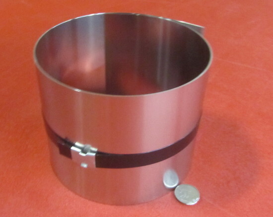 301 Stainless Steel Sheet Shim, .031″(+/-.0015″) x 6.0″ Width x 10 Foot Length