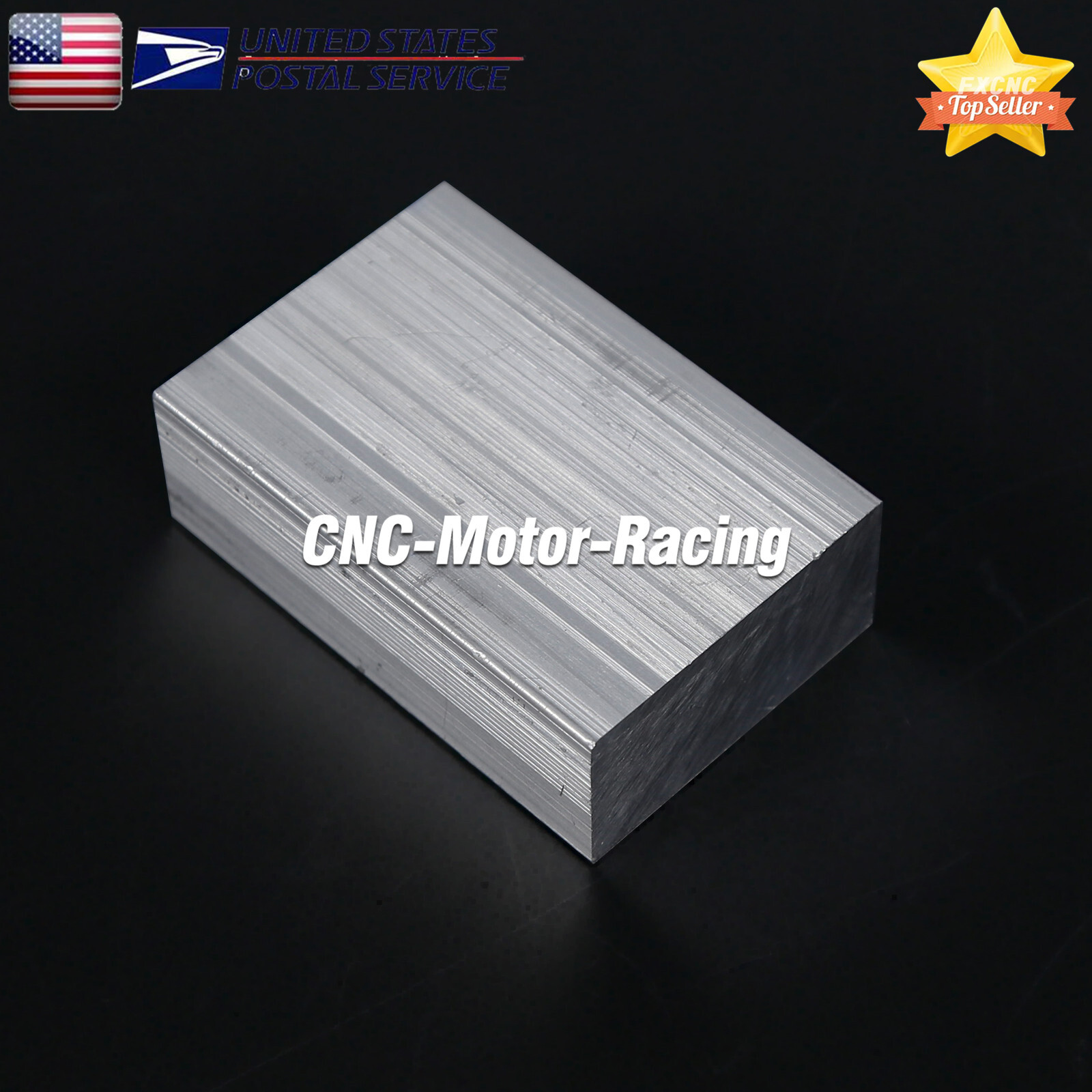 Aluminum Raw Material Flat Plate Sheet Long 75mm/2.95inch Thick 25mm/0.98″