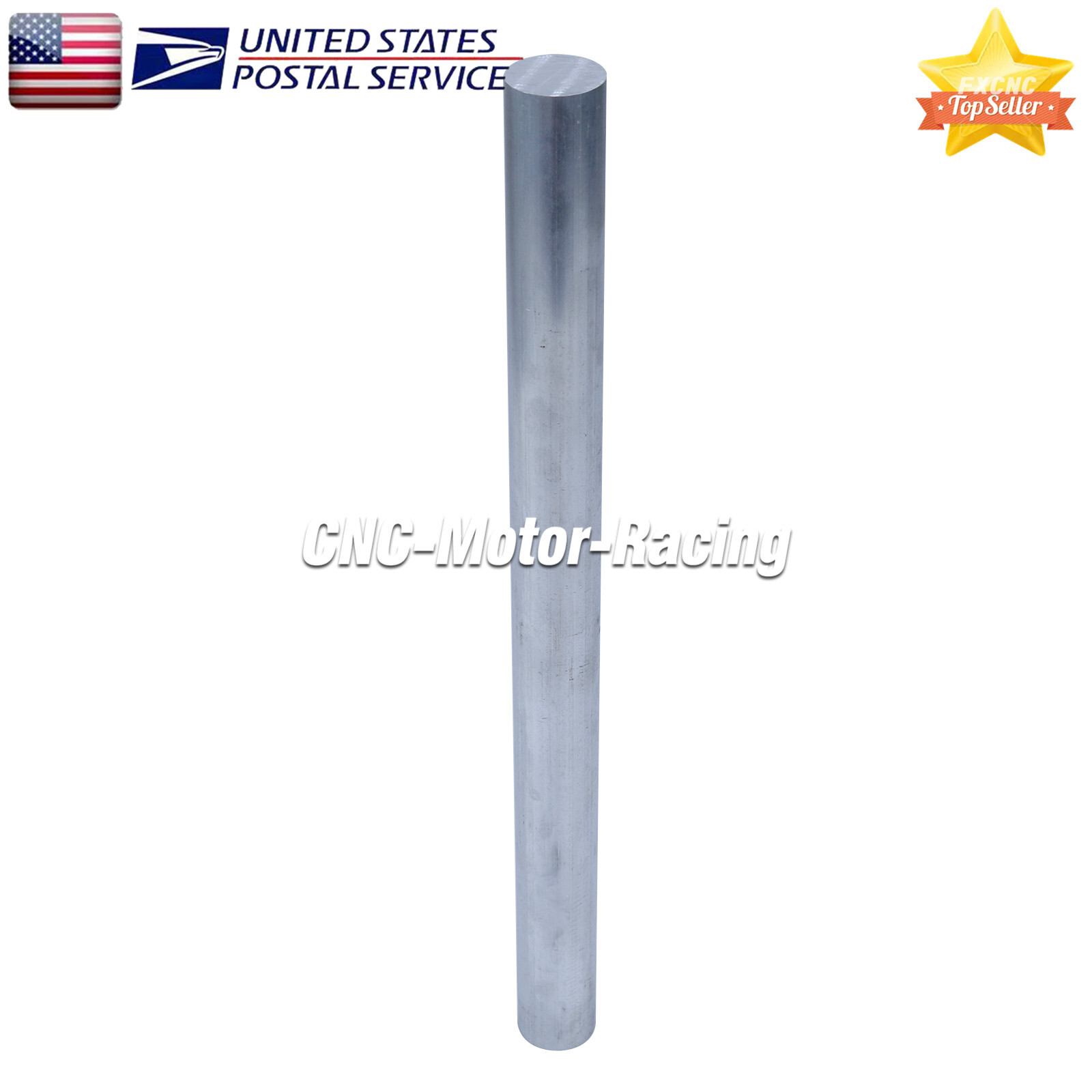 2pcs Raw Aluminum Material Solid Rod Stick Long 12.99in 330mm Width 25mm 0.98″