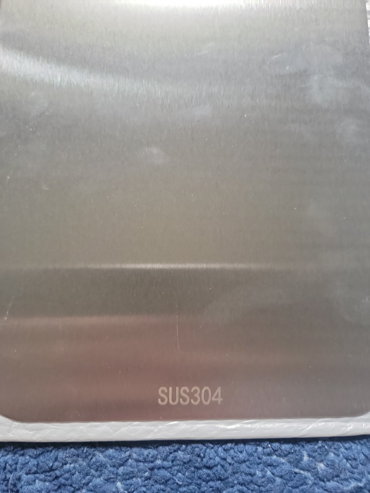 12x8x0.04 Inch 19 Gauge 304 Stainless Steel Sheet 1MM Metal Plate