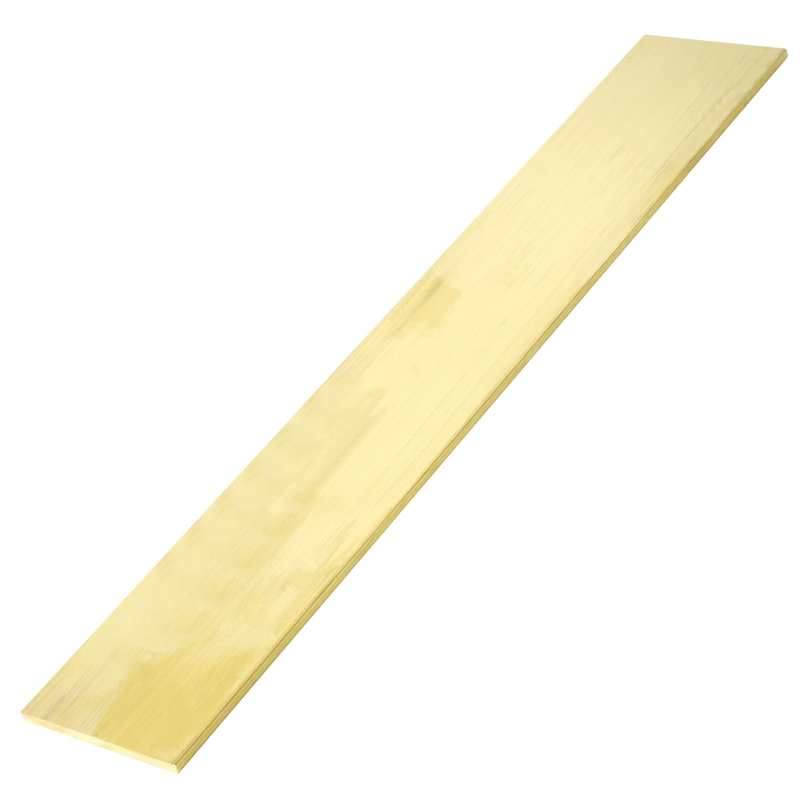 1/8x2x12 Inch Brass Flat Bar Blank Solid Thin Plate C360 Mill Stock 1 Piece