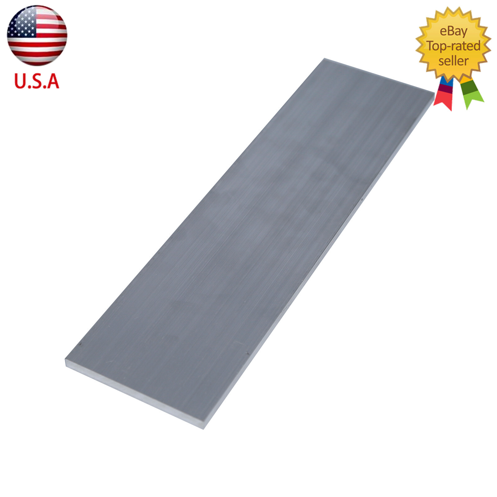 2x Metal T6061 Aluminum Flat Plate Sheet Stock Length 300mm Width 80mm Thick 6mm