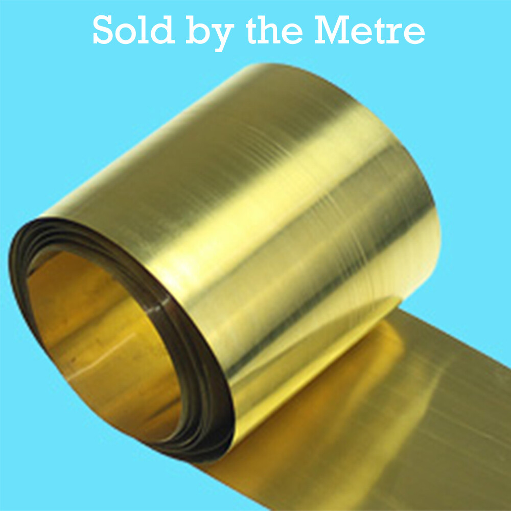 Thin Brass Foil Belt Metal Sheet Plate Model Making Material 100mm Wide