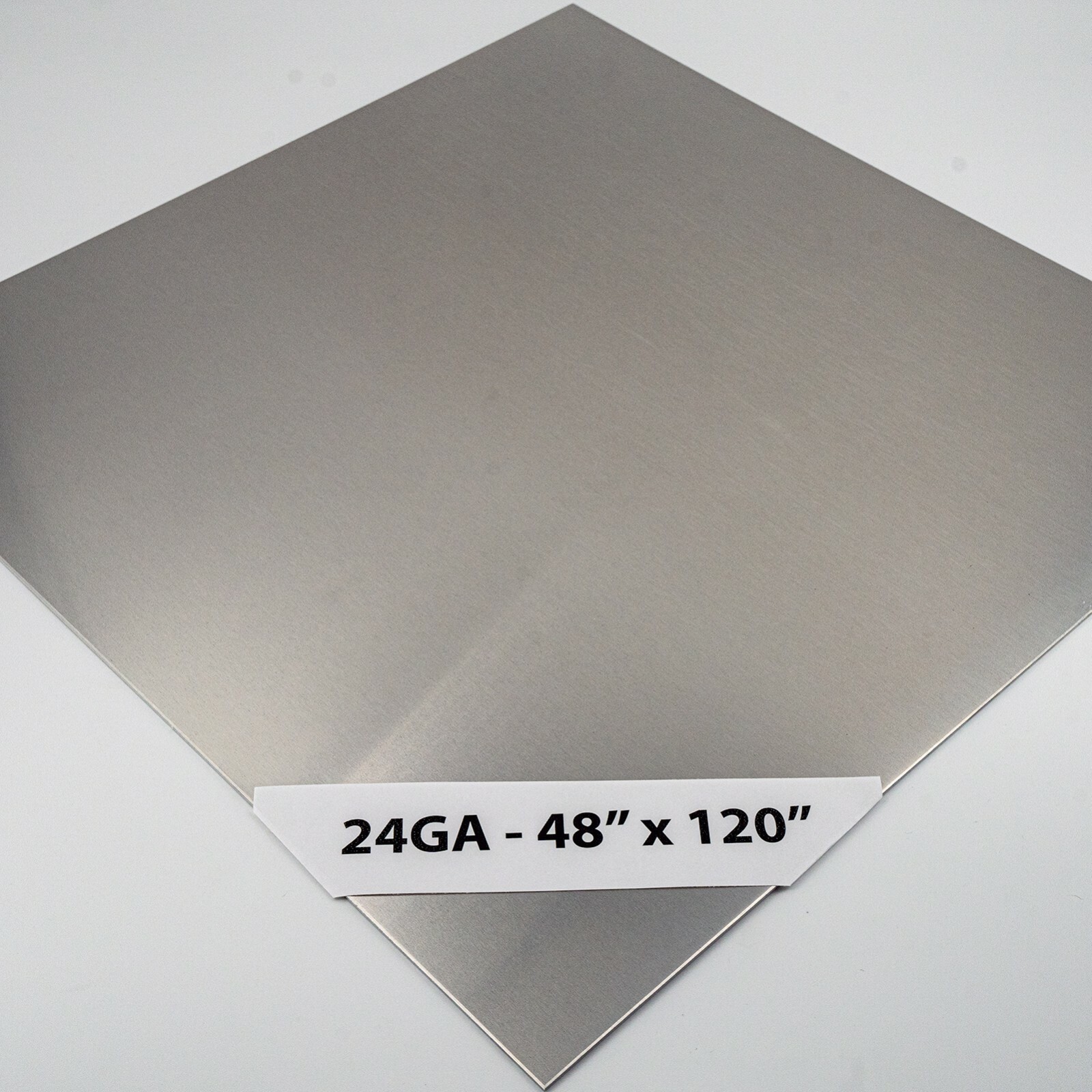 430 Stainless Steel Sheet 24GA – 48″ x 120″ (4ft x 10ft) #4 Brushed (4 PCS)
