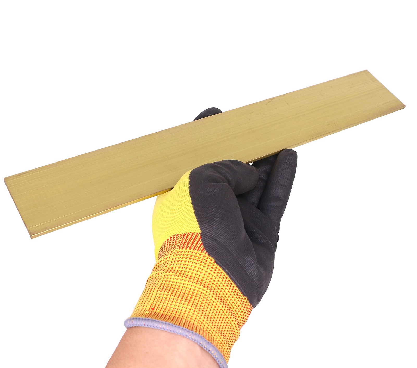 1/8 x 2 Inch C360 Brass Flat Bar 12 Inch Long Solid .118 Inch Plate Mill