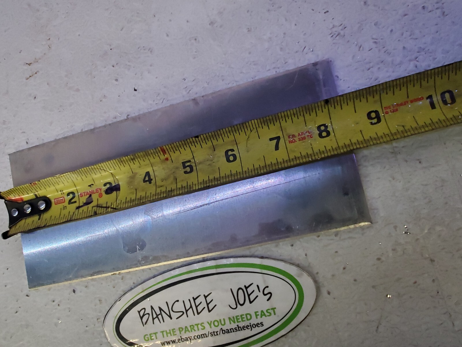 6061 Aluminum Flat Plate 3-9/16″×1/8″×8″ Long 6061-T6511