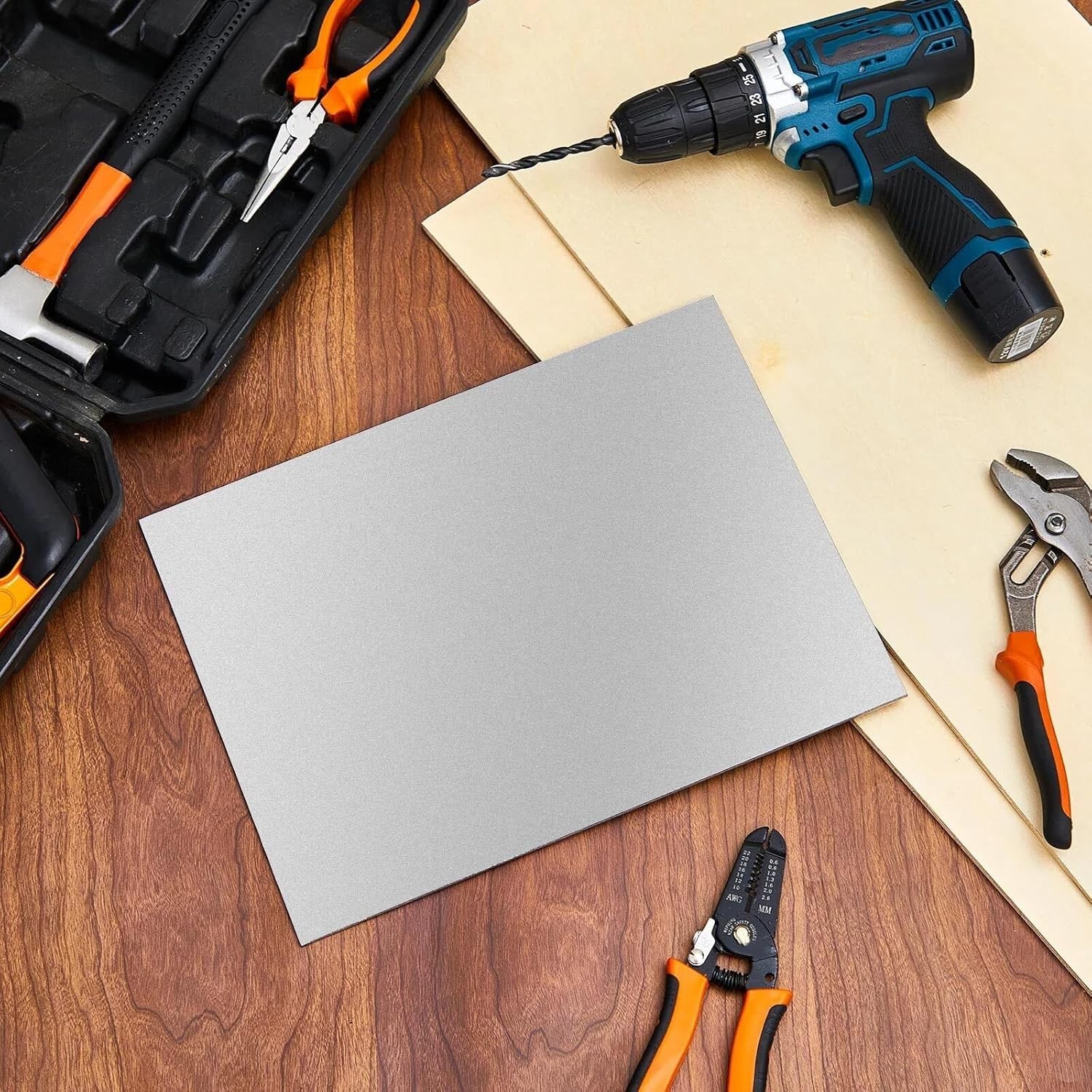 Durable 304 Stainless Steel Plate 1/8” x 8” x 10” for Various Applications