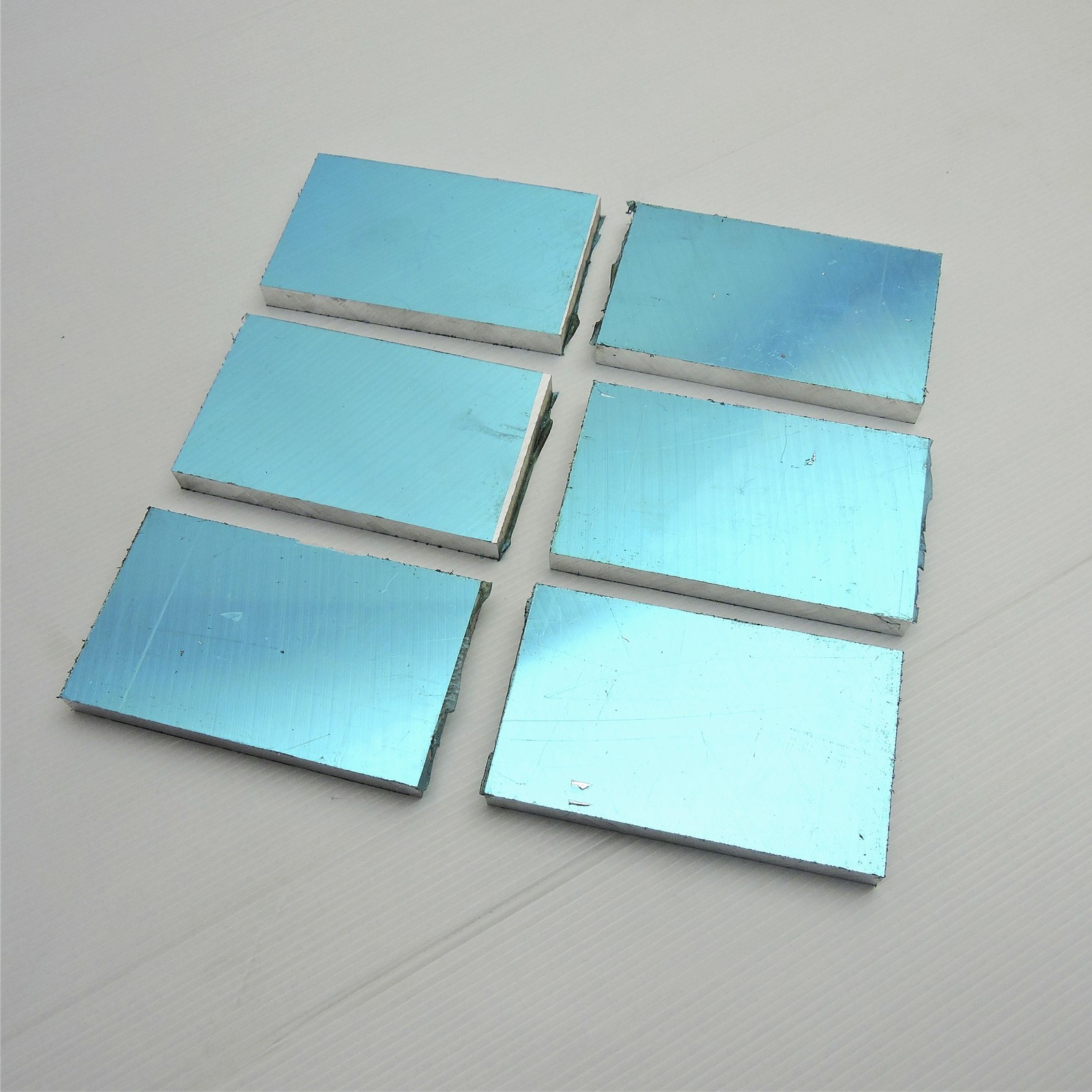 .625″ thick 5/8 Precision CAST Aluminum PLATE 2.5″ x 6.875″ Long QTY 6 sku156978