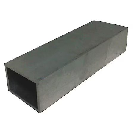Zoro Select T63r2x3x.25-36 Aluminum Rectangular Tube, Aluminum, 6063 Alloy,