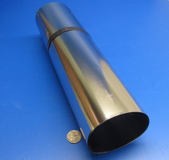 316 Stainless Steel Sheet Soft .004″ Thick x 12.0″ Width x 100.0″ Length