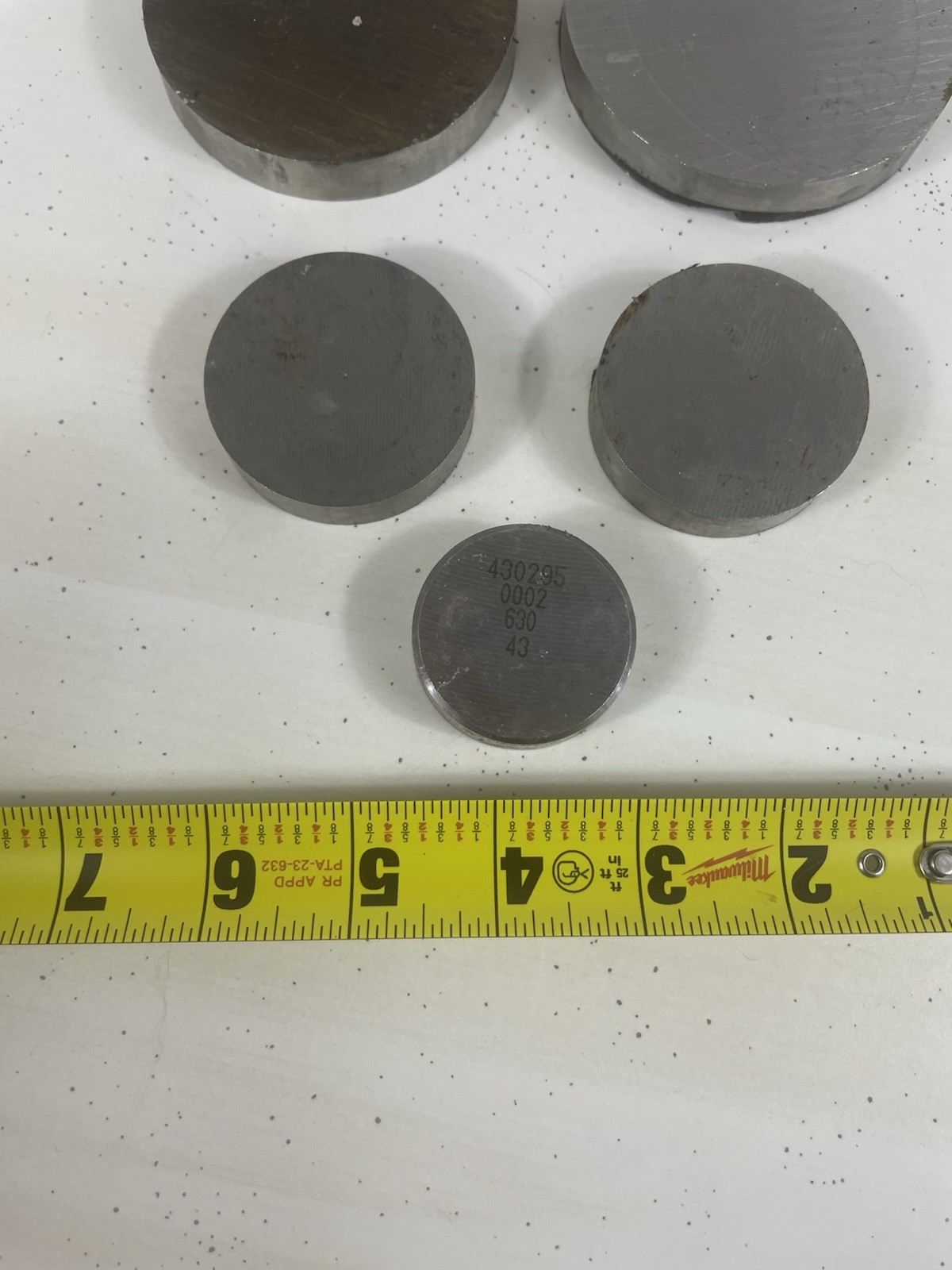 5 Stainless Steel Cut-Off Assorted Round Pcs 304 303 316 Steel High End Quality