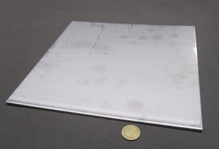 321 Weldable Stainless Steel Sheet, .125″ Thick x 12″ Wide x 12″ Length