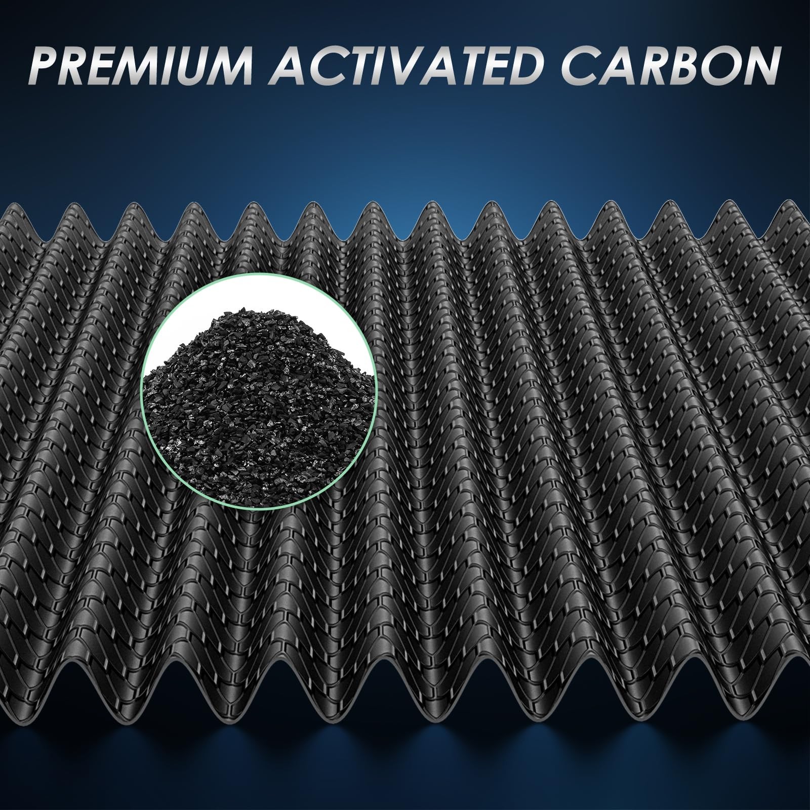 Femota Certified MERV 13 Cabin Air Filter with Activated 6.4″ x 8.9″ x 1.1″