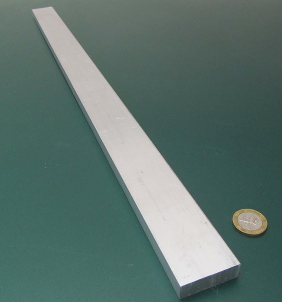 2024 T351 Aluminum Bar, 1/2″ (.500″) Thick x 1 1/2″ Wide x 24″ Length