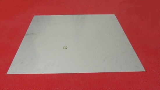 321 Weldable Stainless Steel Sheet, .016″ Thick x 24″ Wide x 24″ Length, 1 Unit