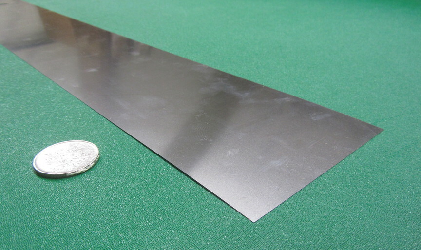 301 Stainless Steel Sheet Shim, .004″ (+/-.0003″) x 4.0″ x 5 Foot Length