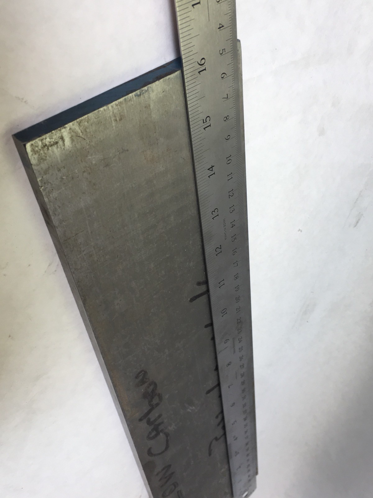 Low Carbon Steel Flat Stock,3/8 In X 4”Wx16 In L (E27)