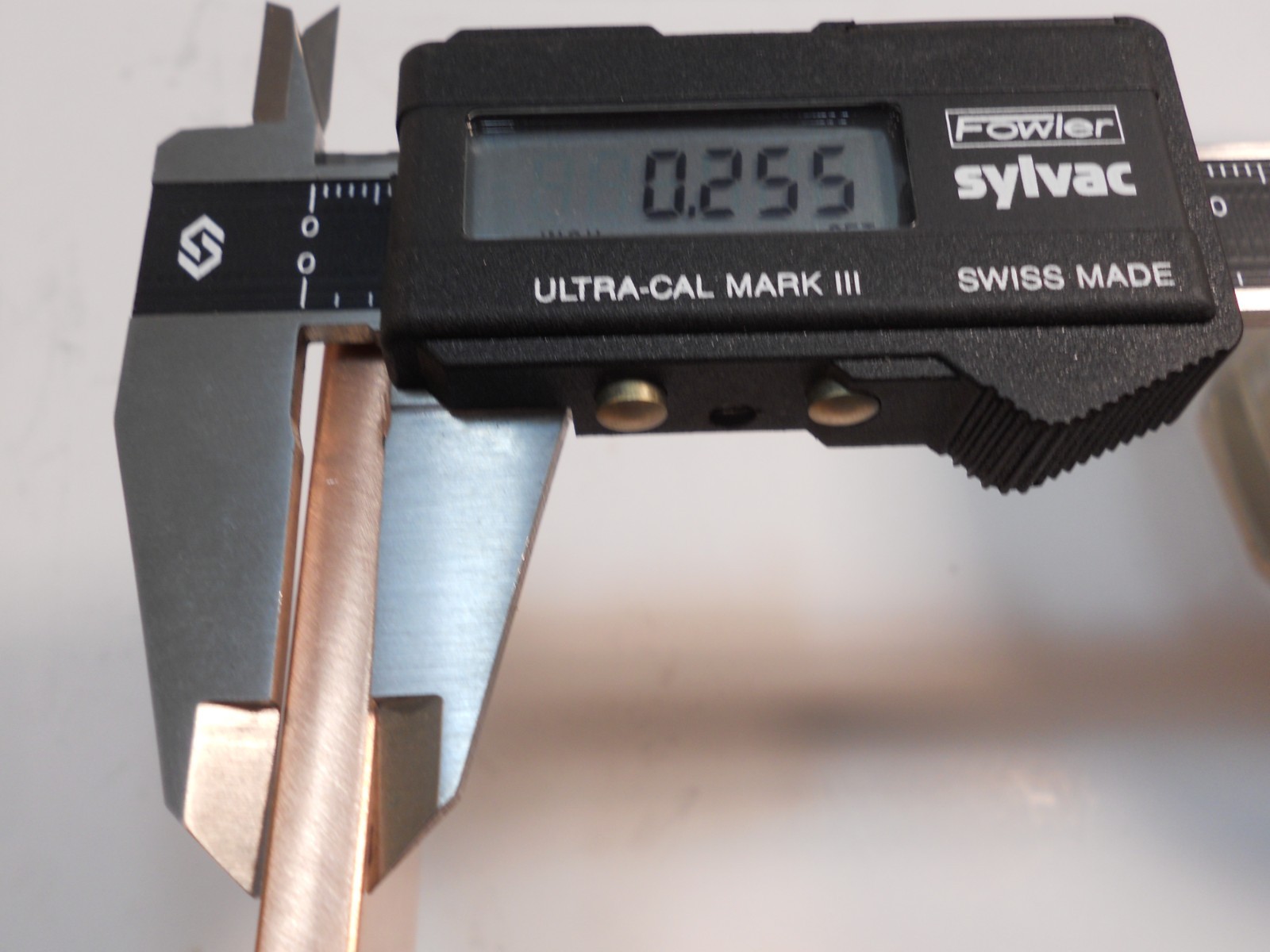 1/4″ X 7 1/8″ X 2″ type 110 Copper bus bar, 1.14 lb.