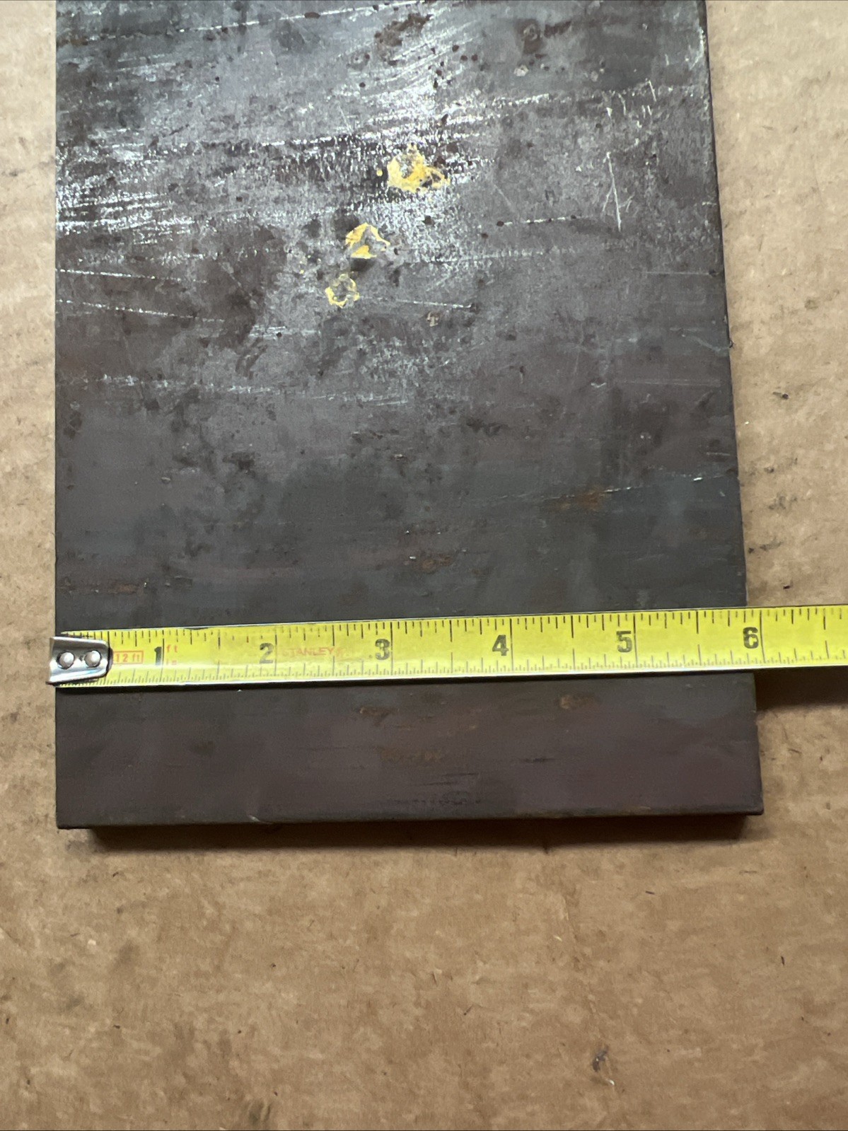 1/2 X 10 X 5 3/4 inch steel plate 10″ X 5 3/4″ Hot Roll Flat