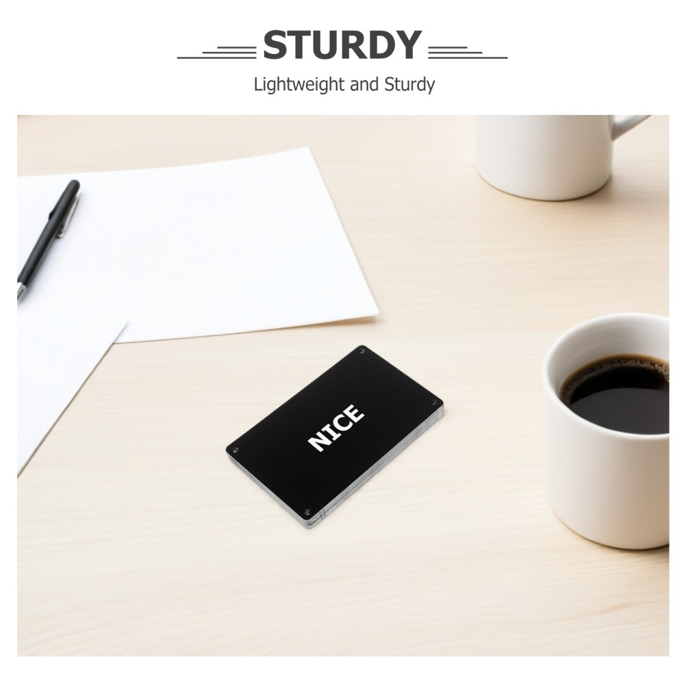 10Pcs Black Aluminum Blank Metal Name Tags Rectangle Stamping Blanks for Craft