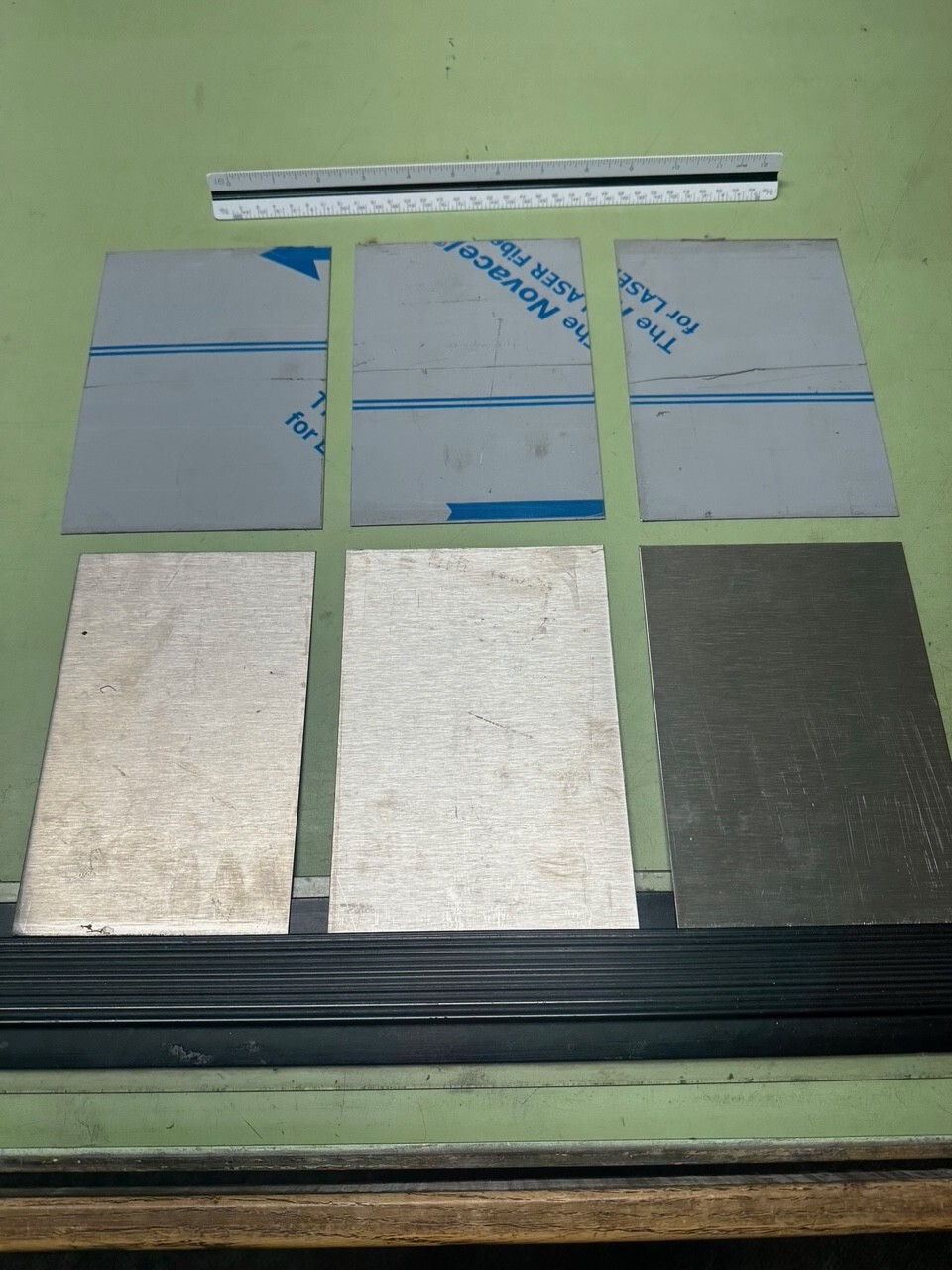 16 gauge Stainless steel sheet metal scrap (HHO) (304)(TIG/MIG) 8 pcs