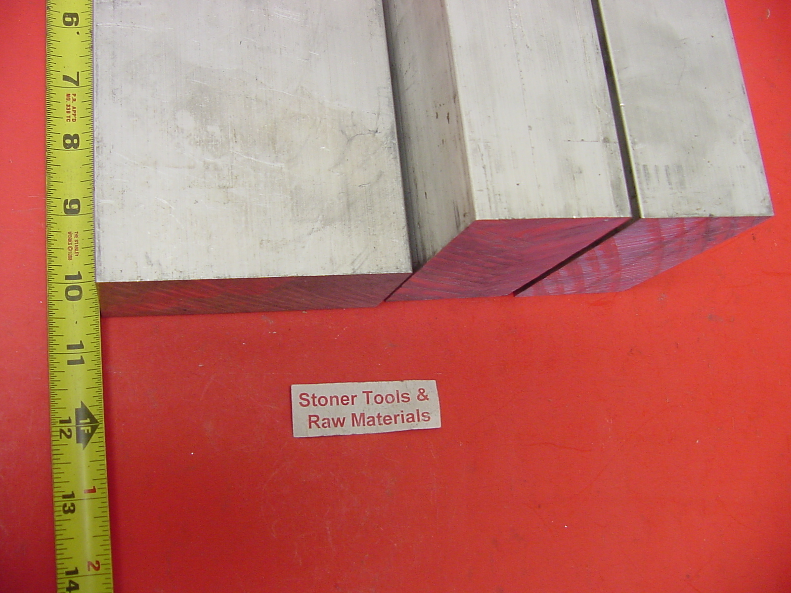 3 Pieces 2″ X 4″ ALUMINUM 6061 T6511 BAR 10.5″ long Extruded Mill Stock Cut New