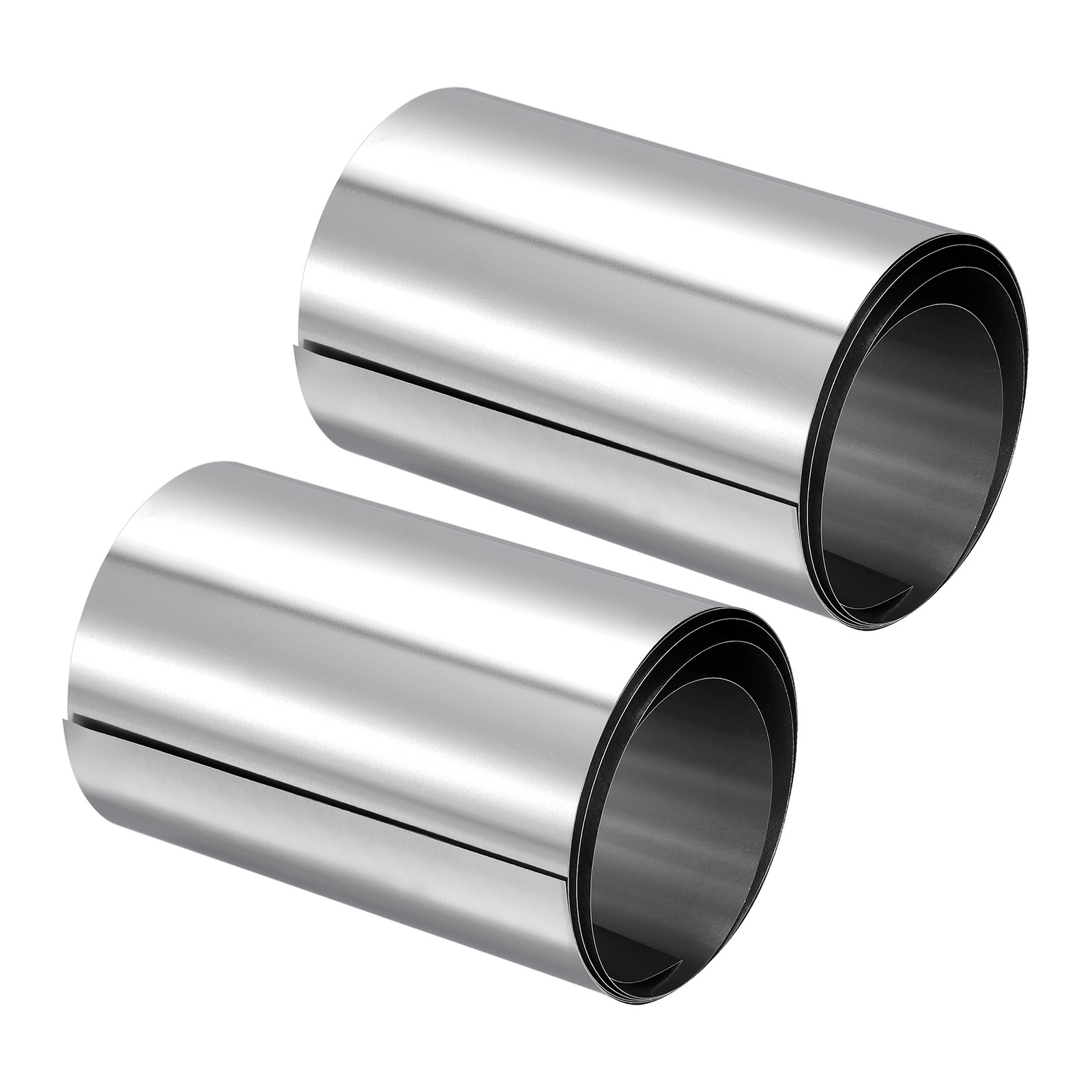 304 Stainless Steel Foil Roll，0.2mm x 100mm x 1M Polished Finish Plate 2pcs