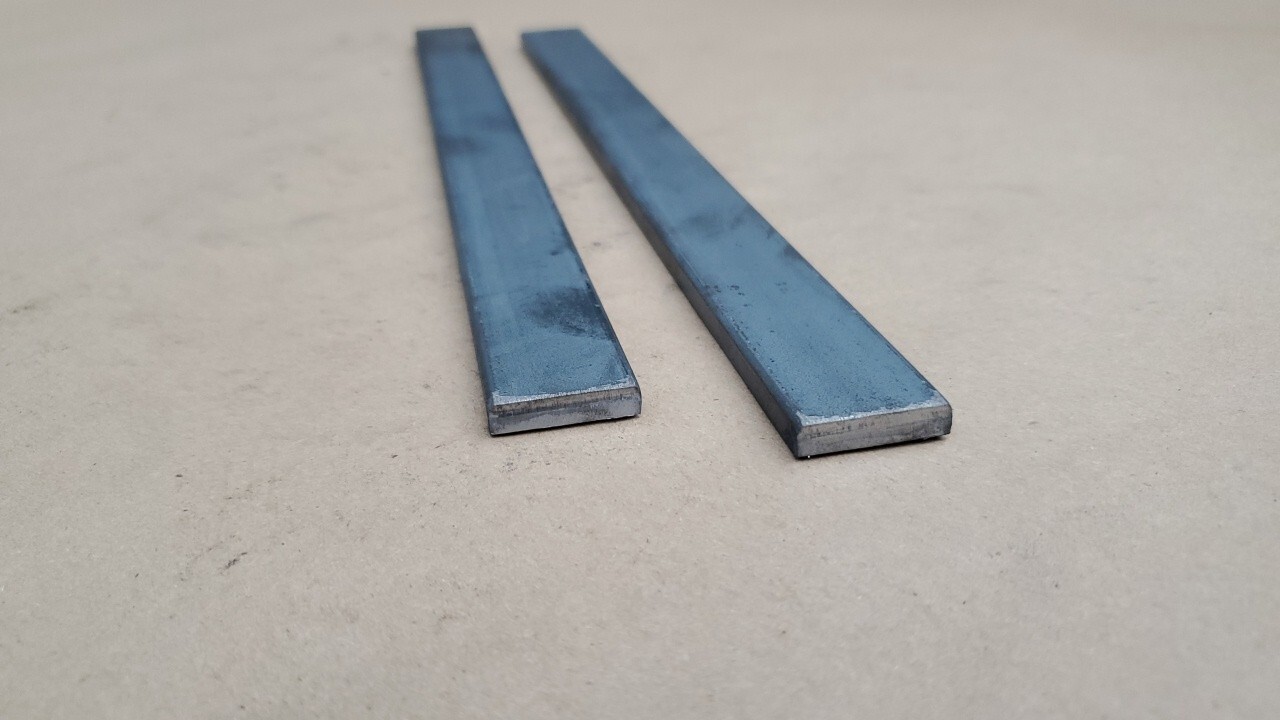1/4″x1″ A36 Steel Flat Bar 12″ Inches Long (+/- 1/8″) Hot Rolled Lot of 2