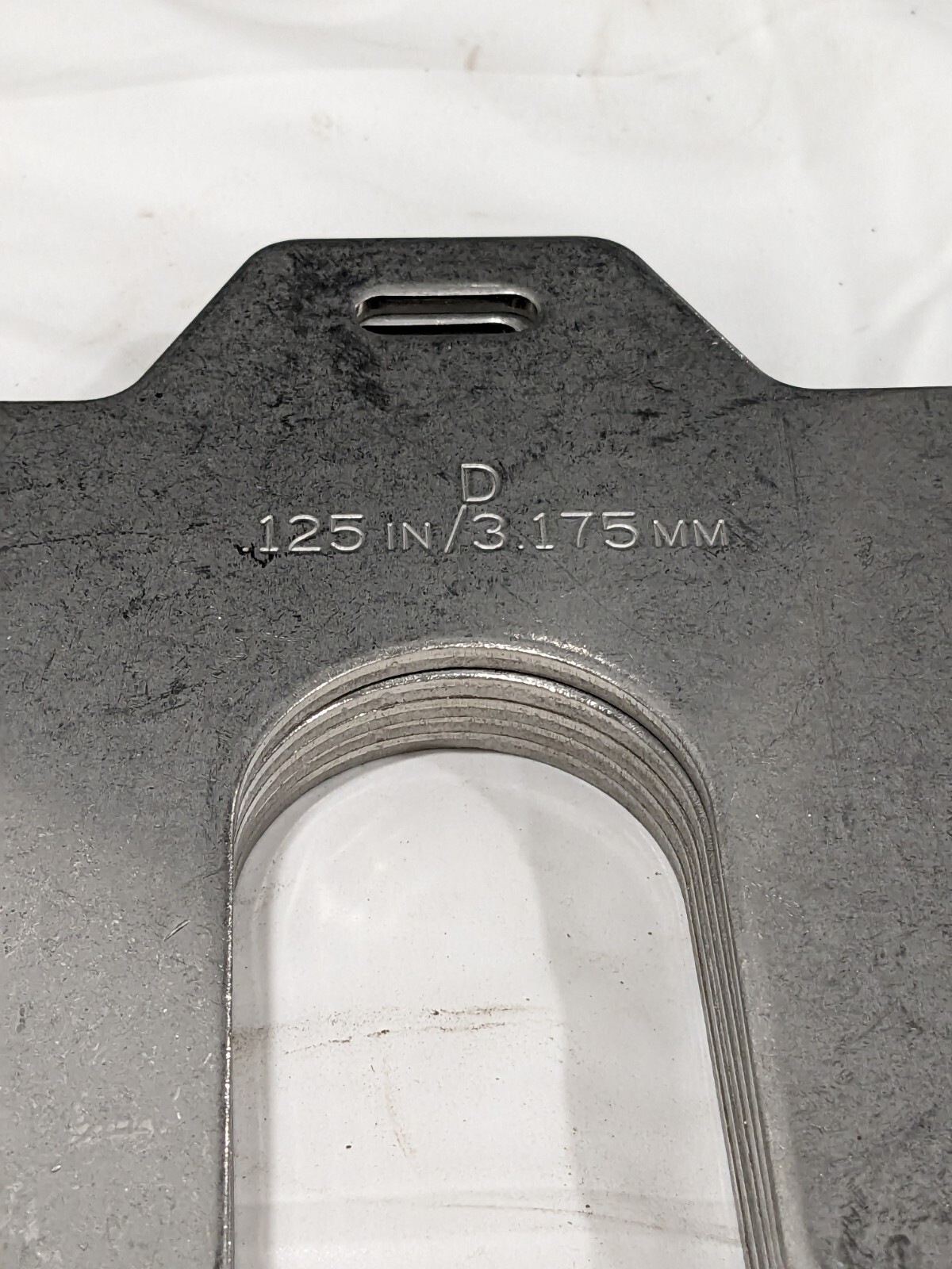 Maudlin Metal Shim Stock: Slotted, 0.1250" Thick, 5" L, 5" W Qty